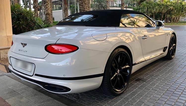Bentley Convertible GT Rental Dubai