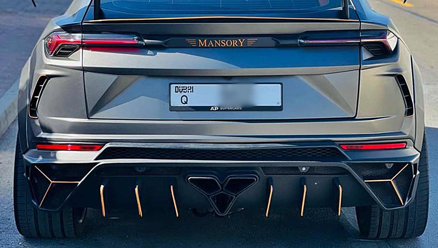 Lamborghini Urus Mansory Location Dubaï