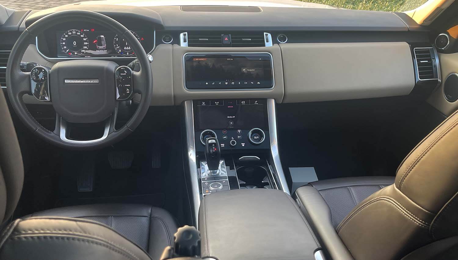 Range Rover Sport White Huur Dubai