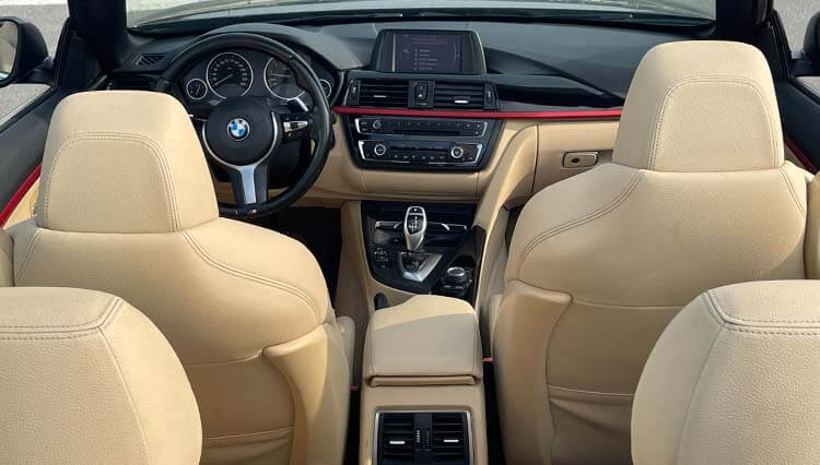 BMW 420i Convertible Rent in Dubai