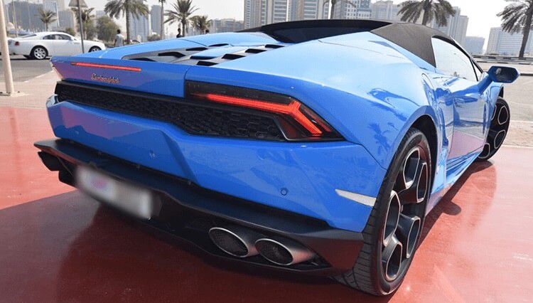 Lamborghini Huracan Spyder Location Dubaï