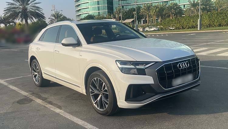 Audi Q8 Car Rental Dubai