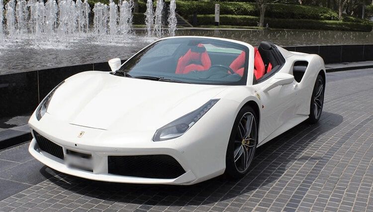 Ferrari 488 Spider Car Rental Dubai
