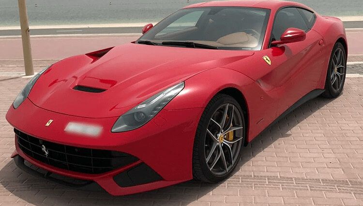Ferrari F12 Car Rental Dubai