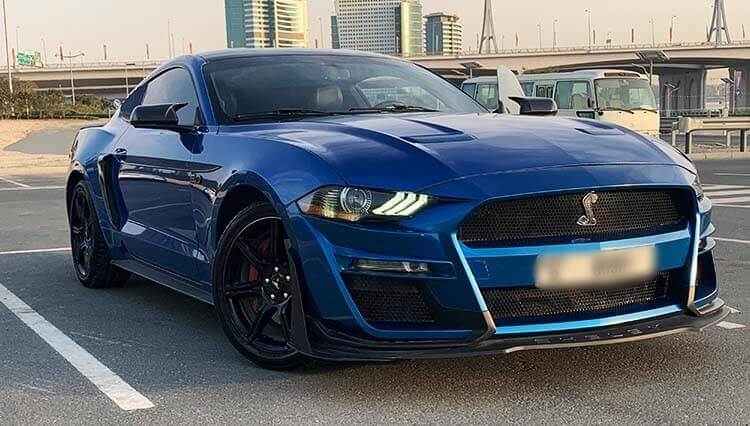 Ford Mustang GT V8 5.0 Car Rental Dubai