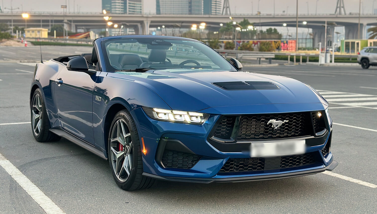 Ford Mustang GT Convertible Car Rental Dubai