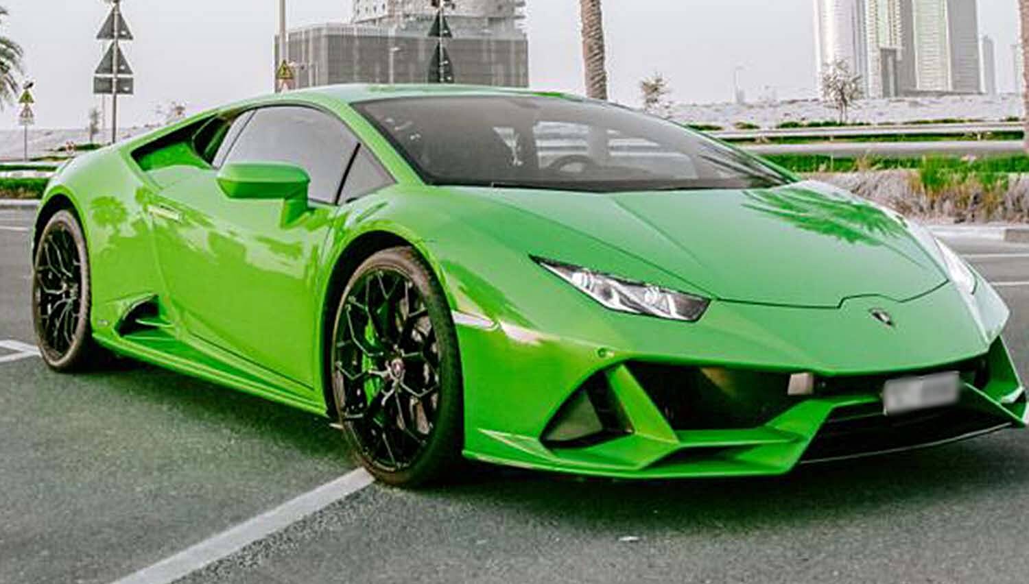 Lamborghini Huracan Evo Car Rental Dubai