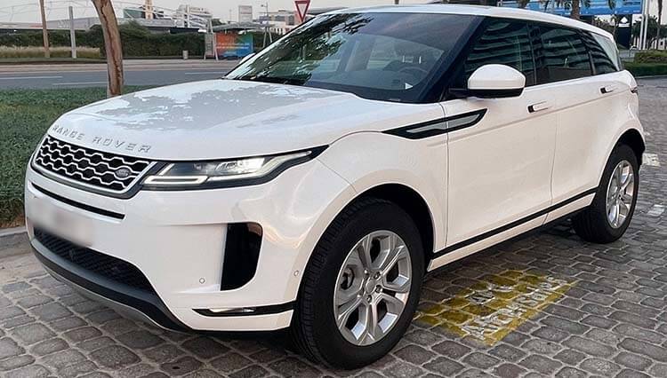 Range Rover Evoque Car Rental Dubai